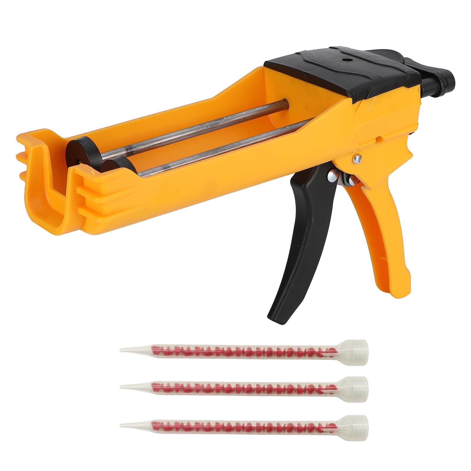 Photo 1 of Zyklonix Dual Epoxy Caulking Gun, 400ml, 1:1 Mix Ratio, Yellow
