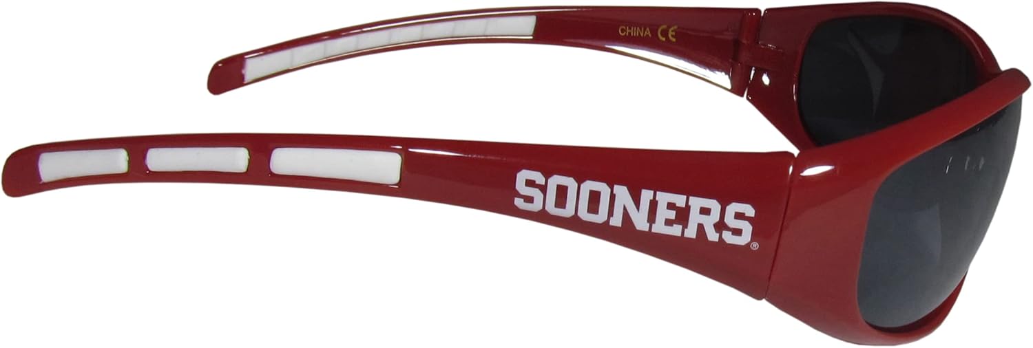Siskiyou NCAA Oklahoma Sooners Adult Sunglass and Bag Set, Red