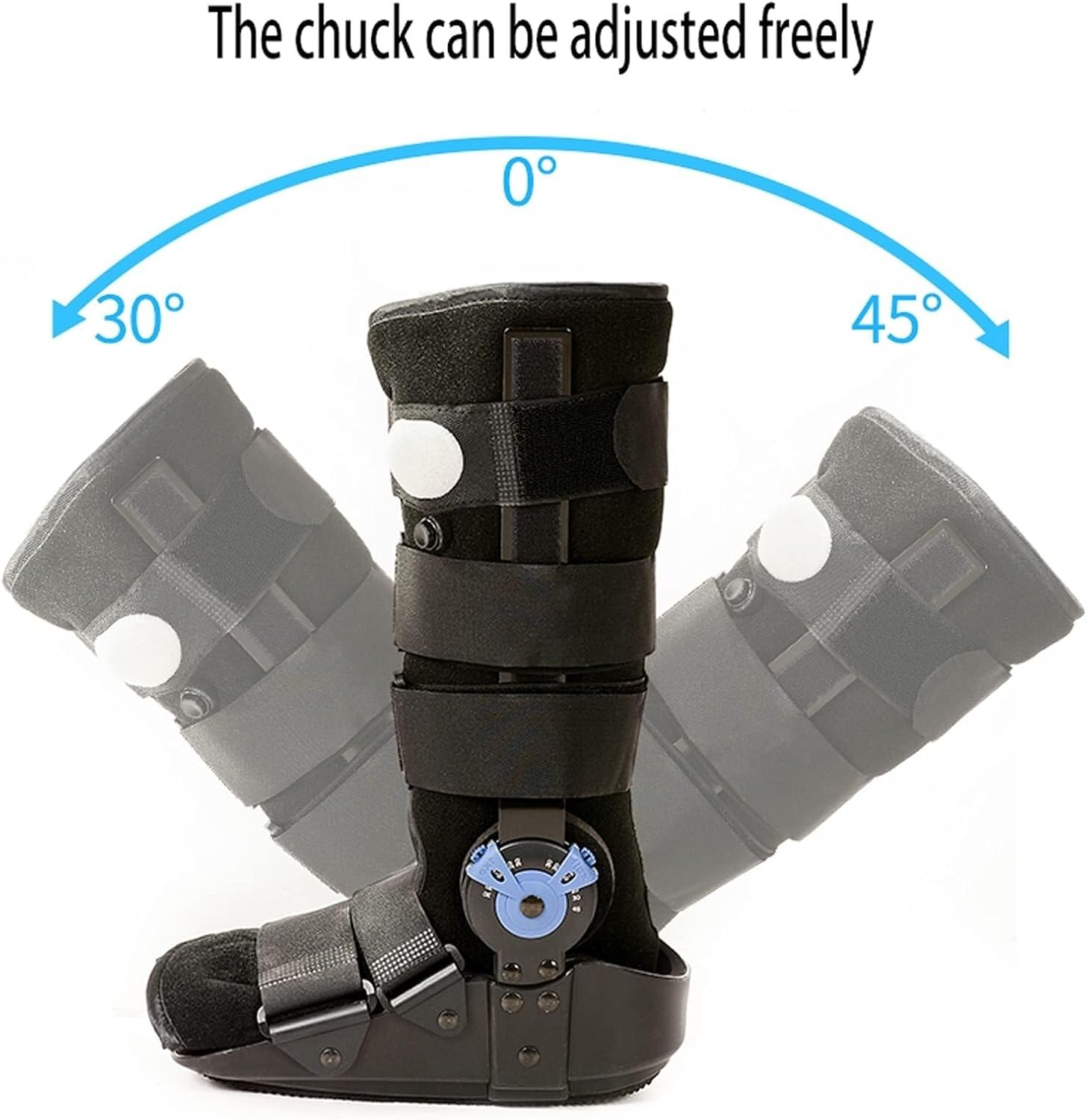 Walking boots, fracture orthosis, ankle support non-slip ankle brace plantar fasciitis splint ankle brace for pressure pain relief(Small)