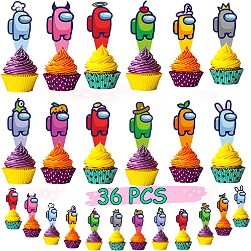 Among Us Cake Toppers