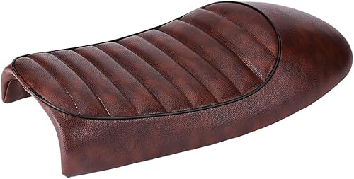 Miniatura 2 de Asiento de café  Cojín de asiento de motocicleta de piel sintética vintage Cafe Racer asiento plano para CG125 GN CG CB200 CB350 CB400SS CB500 CB750