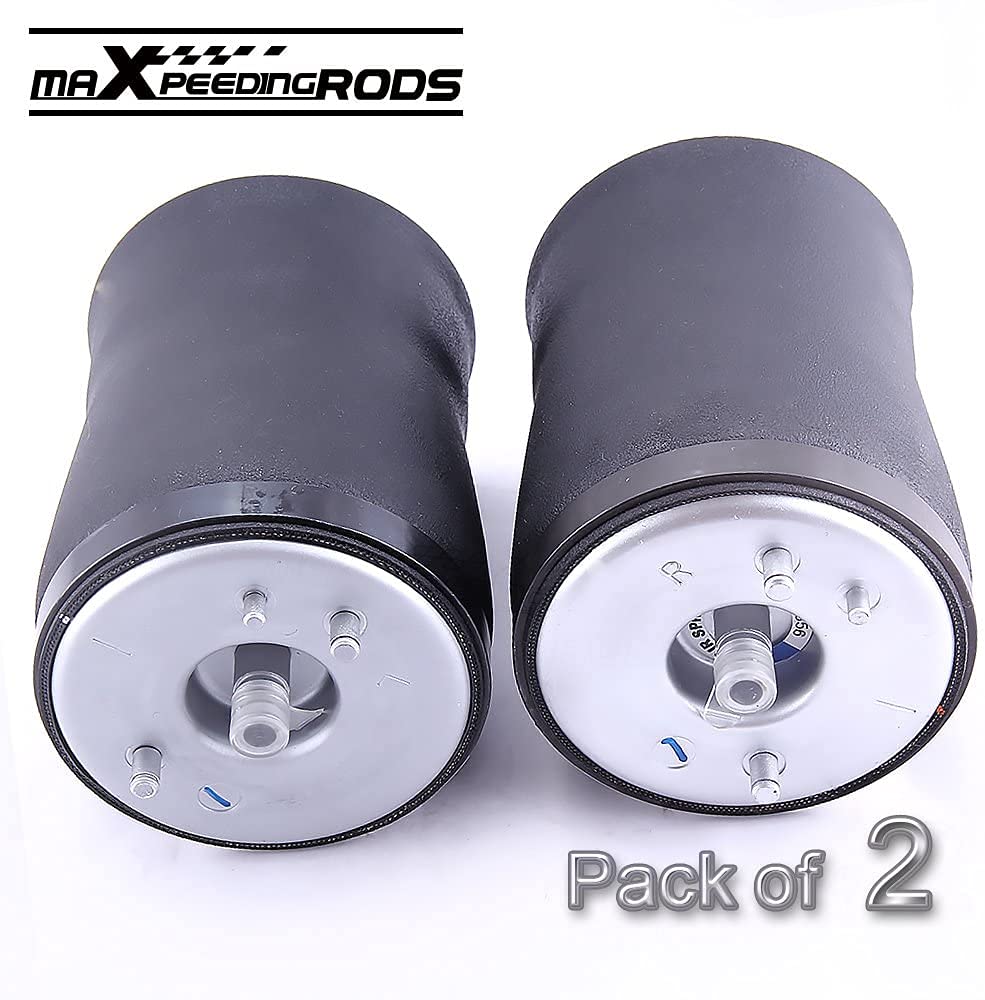 maXpeedingrods Par de Bolsa de Aire Suspensión Trasera para BMW X5 (E53) 2000-2006, Resorte de Amortiguador de Aire, Muelle de Suspensión Neumática con Caucho Natural 37126750355 37126750356