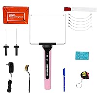 RONGTER 3-in-1 Hot Wire Foam Cutter Kit - Pink Electric Heated Knife for Smooth Foam Carving, EPS, EVA, XPS & More
