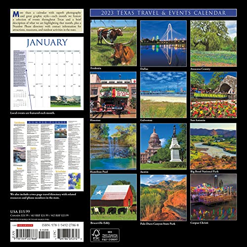 Texas-2023-Wall-Calendar
