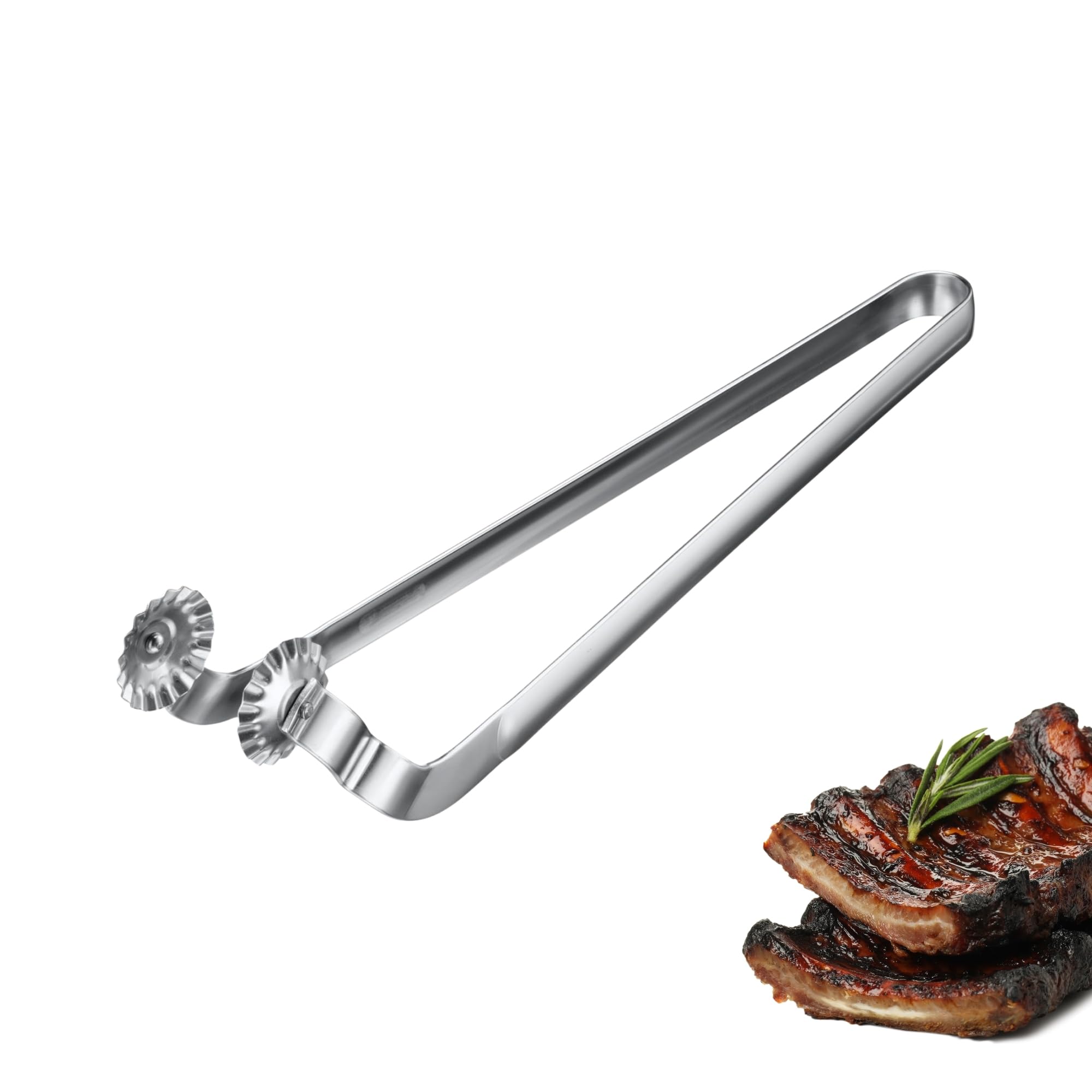 Westmark Twistmaster 1 Piece Barbecue – Sausage Tong with Rotating Gripper – Stainless Steel Meat, Barbecue & Kitchen, 14 Inch