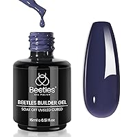 Vista 21 de Beetles - Gel de uñas constructor sin HEMA, permanece brillante, edificio transparente, fortalece las uñas débiles y extensiones para principiantes