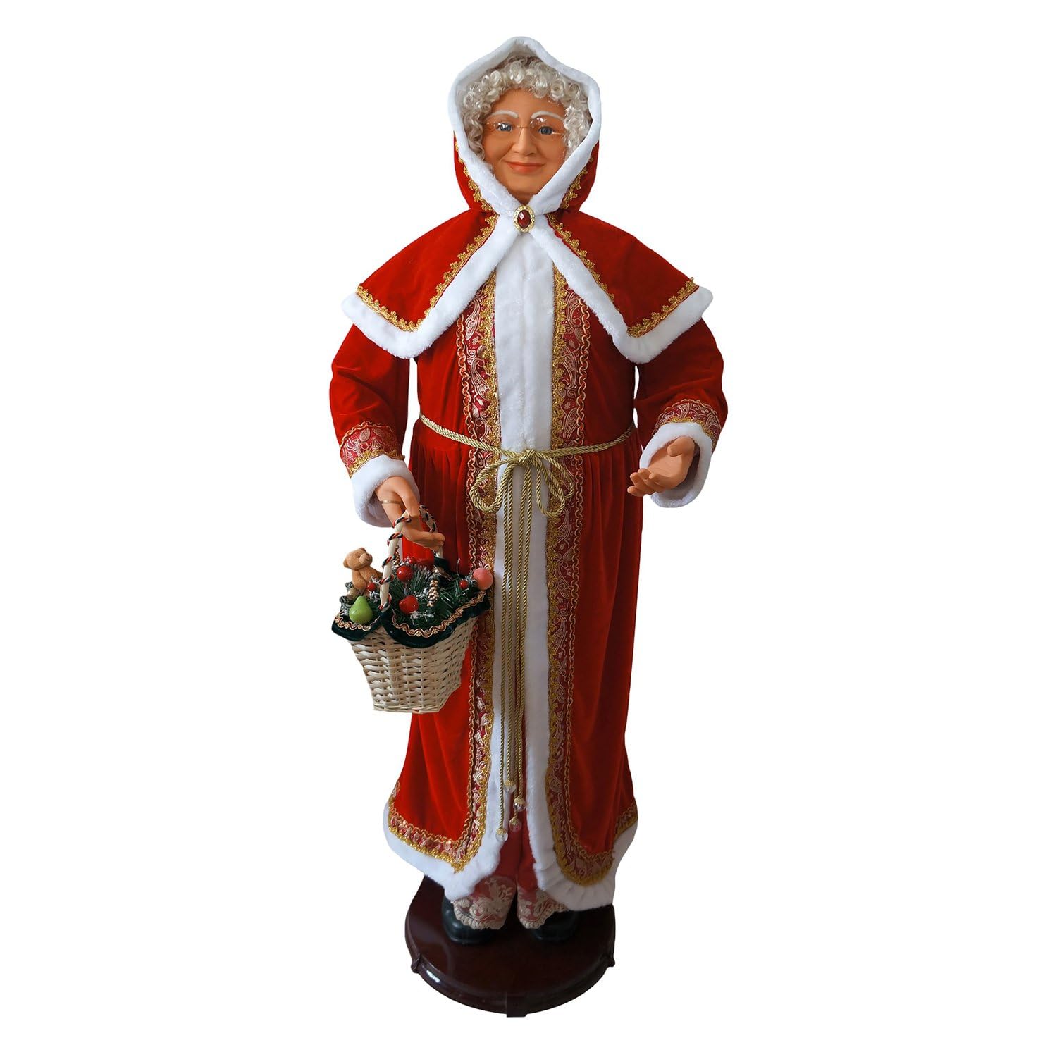 m*m様 ◆オークション◆アンリ人形　17㎝✰⋆【First Christmas Amazon.com: Fraser Hill Farm Life Size 58-in Dancing Mrs. Claus
