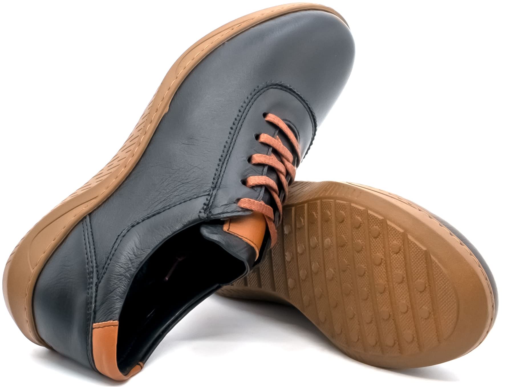 Lusco Zapatos de cordones cómodos casuales para mujer para uso diario/ocasional