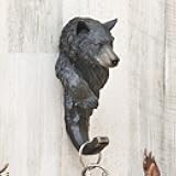 BLACK FOREST DECOR Black Bear Wall Hook, Polyresin, Wall Hooks, 3
