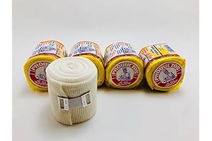 Ambra Mexican 180" Gauze Hand Wraps 2 Pair Pack