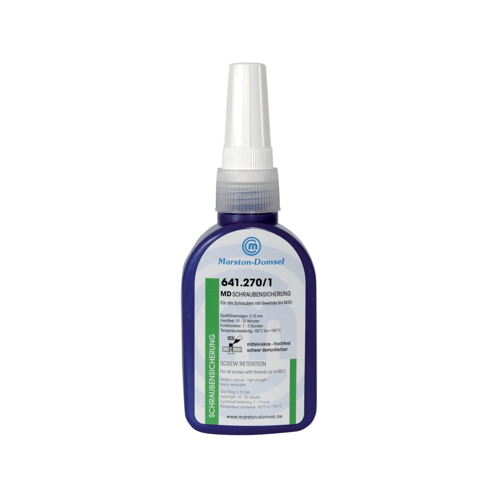 Eviter le desserrage avec md-schraubensicherung 641.270 Format blocage filetage 50 g