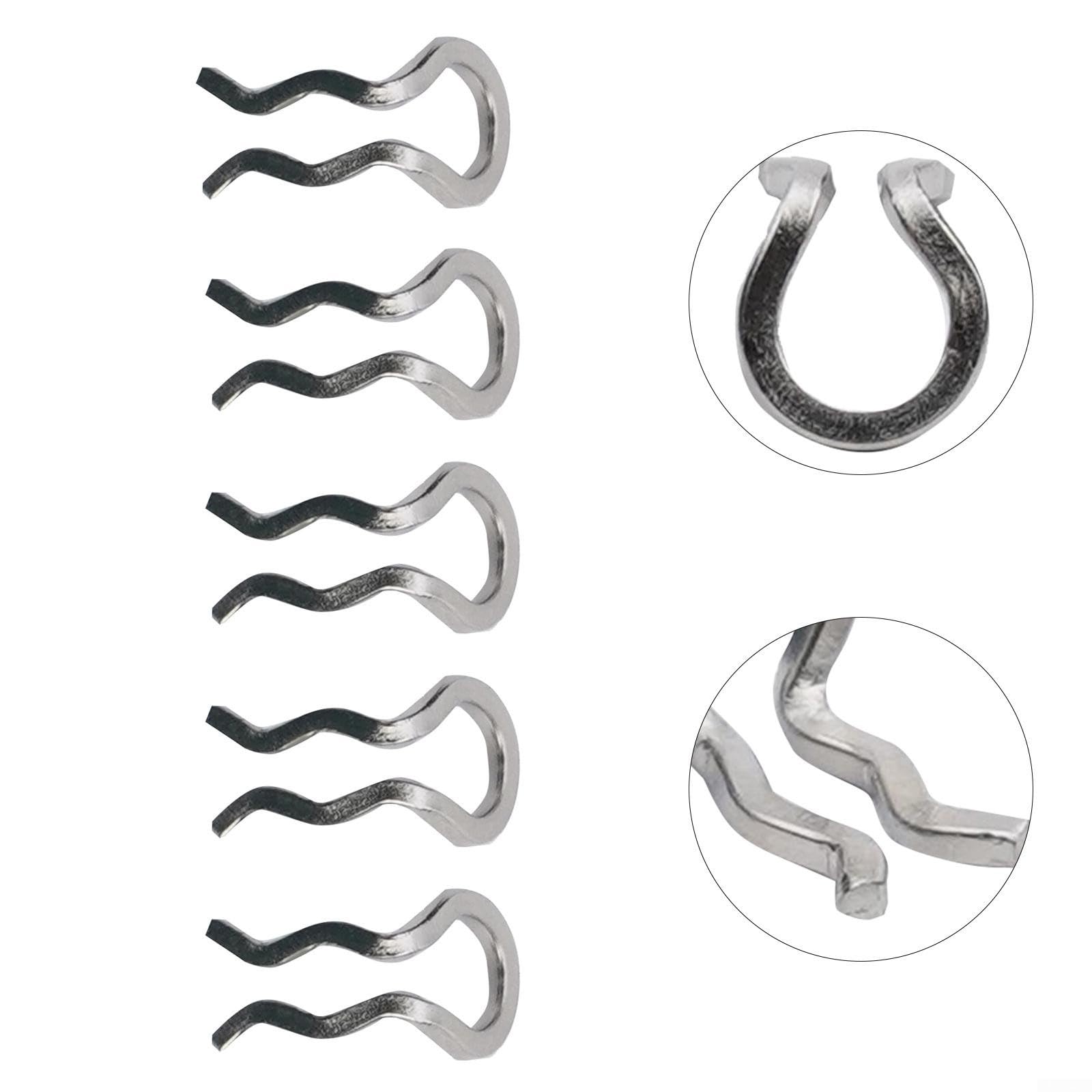 Fahrradzubehör Federclip-Set, kompatibel mit Shimano's, SLX und Modellen (Titan), 10-teilig