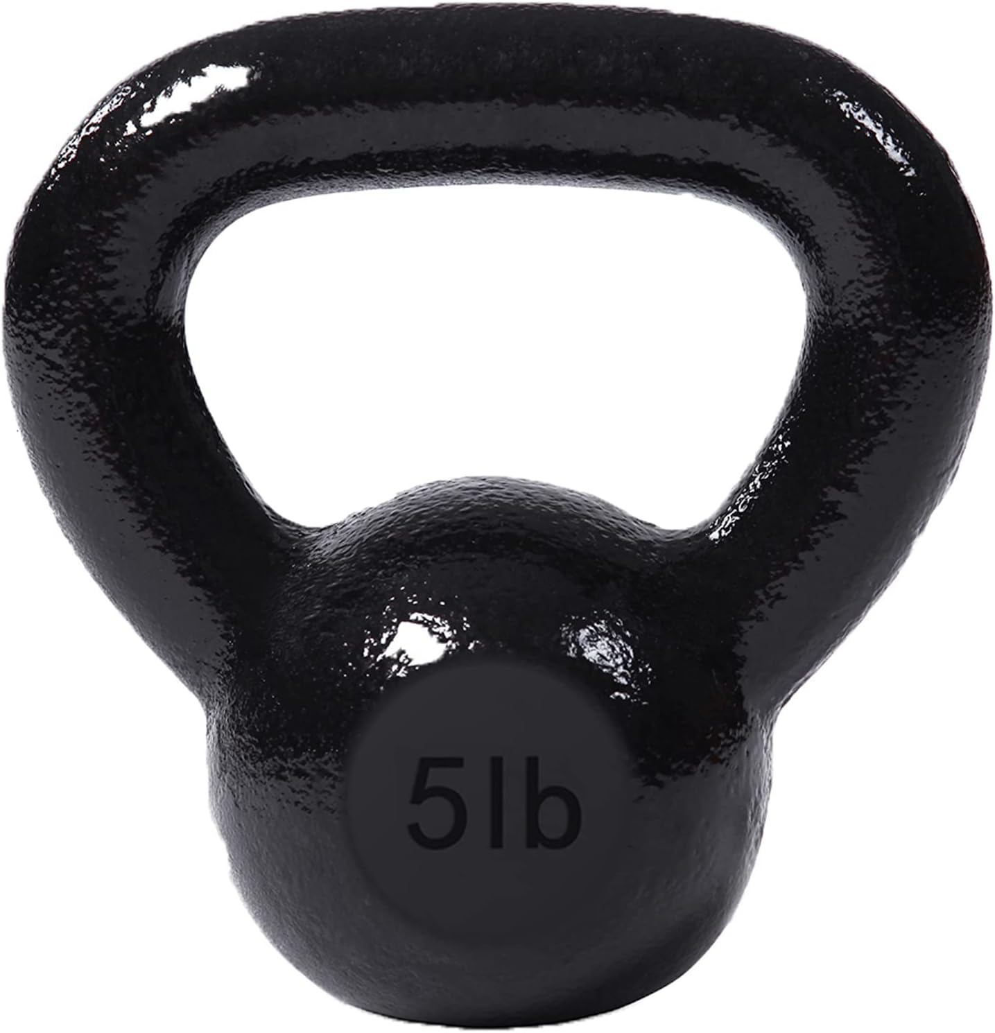 JFIT Cast Iron Kettlebell Weights - Durable Single-Piece Design for CrossFit, Cardio & Strength Training