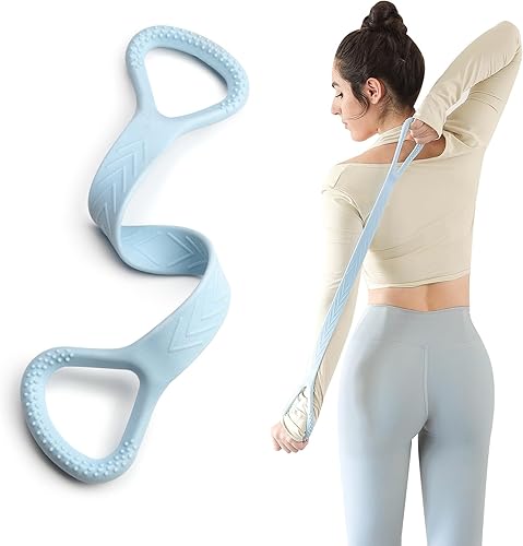 Figura 8 Banda de resistencia, bandas de resistencia para entrenar pecho, brazo y hombro, equipo de ejercicio para yoga, pilates, estiramiento