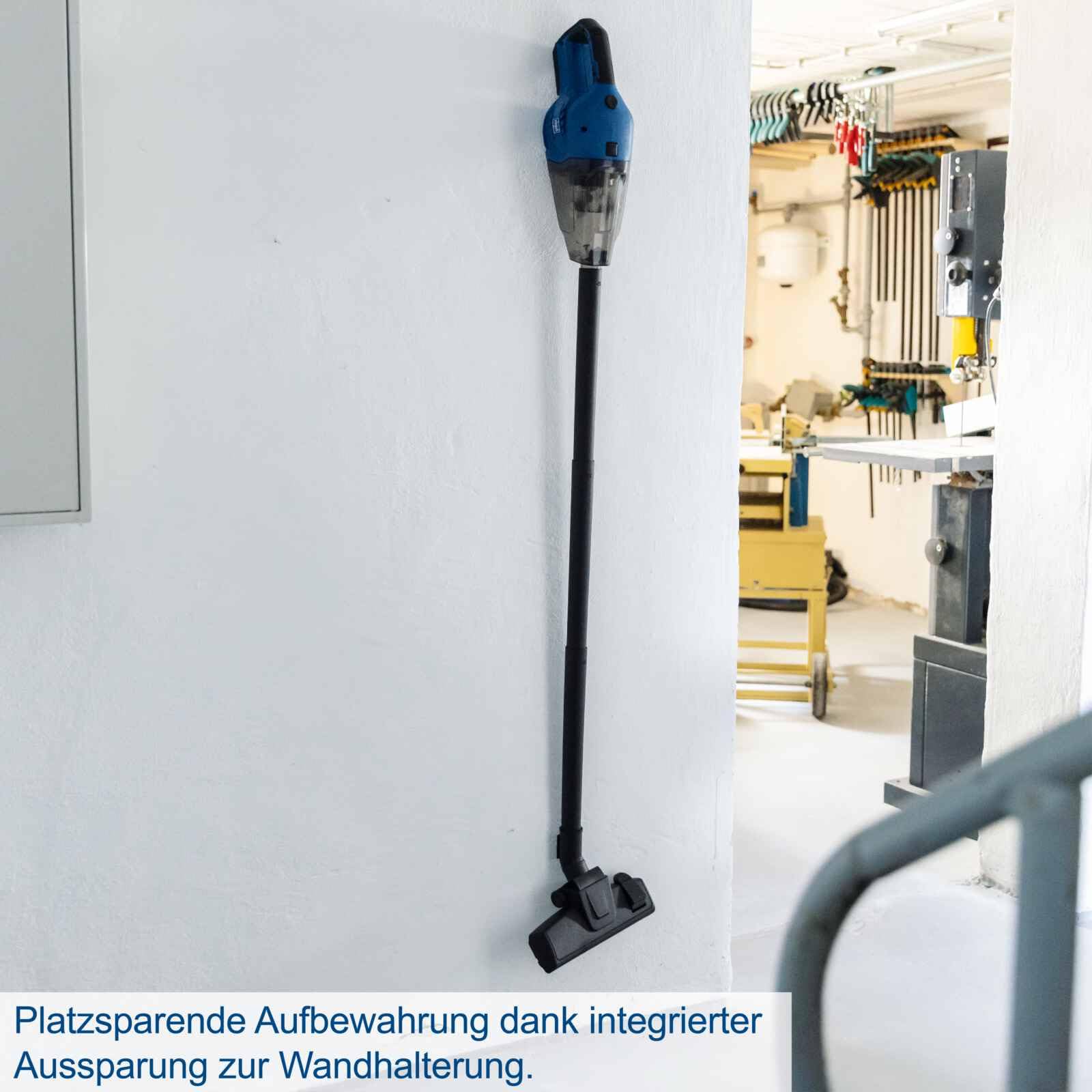 Scheppach Aspiradora de mano con batería C-HVC150-X, potencia de aspiración de 10 kPa, depósito de 560 ml, con 3 boquillas y tubos de extensión, serie 20 V-IXES, sin batería ni cargador