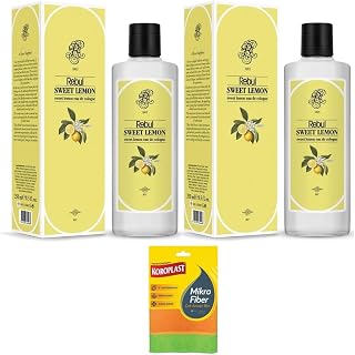 Rebul Sweet Lemon Kolonya, 2x250ml, Koroplast Mikrofiber Bez Hediyeli
