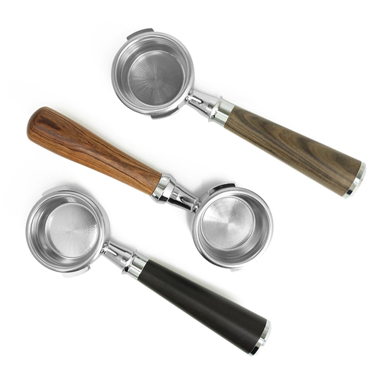 Porte-filtre À Café Sans Fond De 58 Mm, Compatible Avec GAGGIA, Panier De Filtre De Remplacement Pour Machine À Expresso, Accessoires Barista, Outils À Café(Stainless Steel-02)