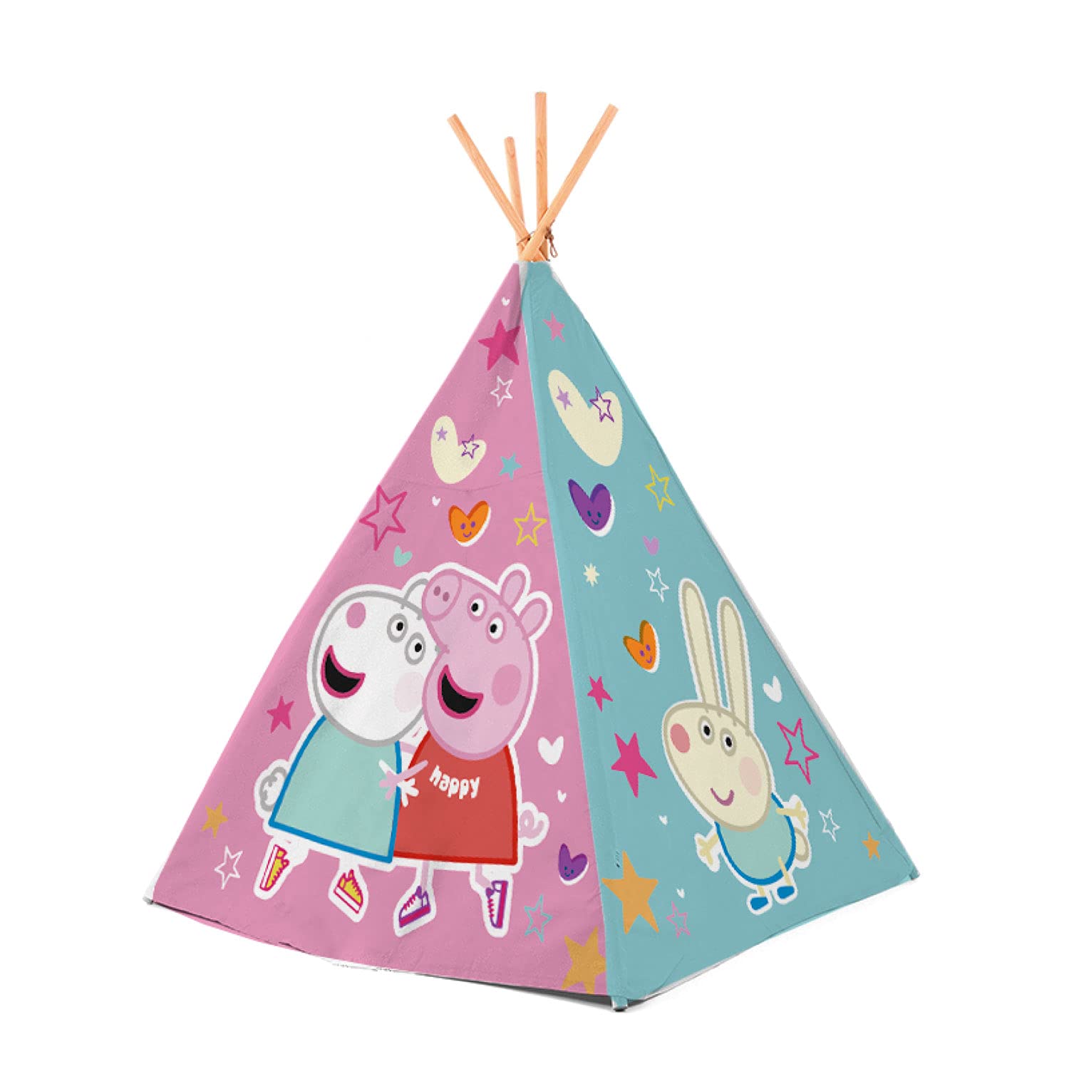 ARDITEX PP14443 Tienda de Juegos - Tipi 120 x 120 x 160 cm. de EONE-Peppa Pig
