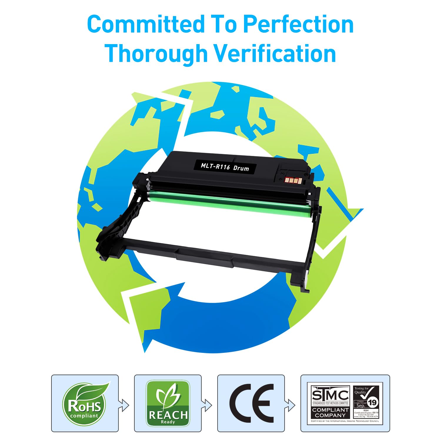 BAISINE MLT-R116 Tamburo Compatibile con Samsung MLT-R116 Drum per Samsung Xpress SL-M2835DW M2675FN M2885FW M2825ND M2625D M2875FD M2875FW M2825DW M2675 M2825 M2875 M2885