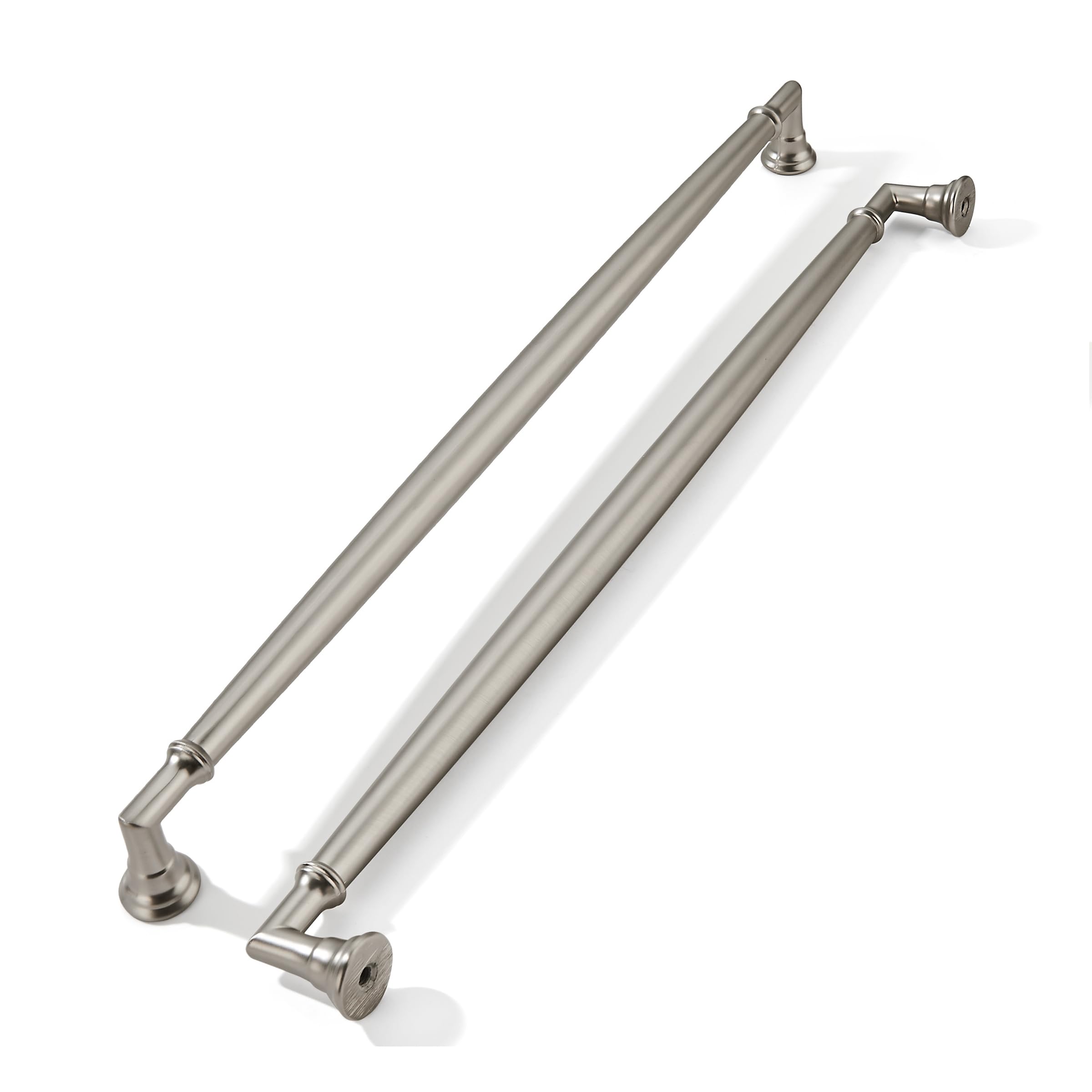 khtumeware 2 Pack 10 Inch(256mm) Brushed Satin Nickel Cabinet Pulls Heavy Duty Soild Cabinet Handles Kitchen Cabinet Hardware for Cupboard Drawer Handles — image 1