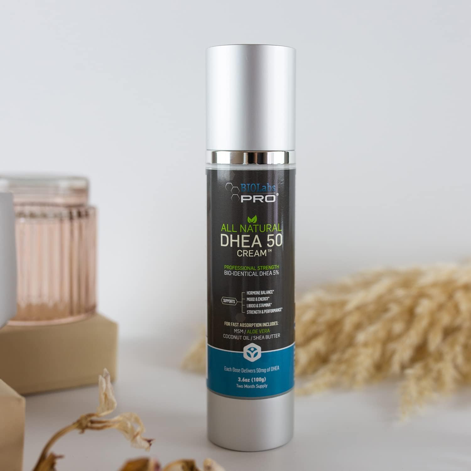 Crema Bioidéntica DHEA 50mg Fenogreco Chile Ubuy