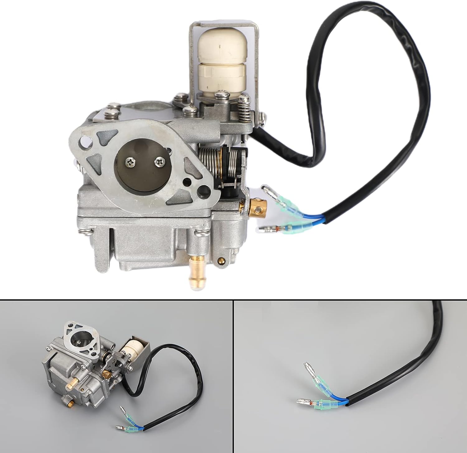Carburetor for Yamaha 15HP 20hp F15/F20 4-Stroke Outboard engines,Ref No.6AH-14301-00 6AH-14301-01, fit for Tohatsu/Nissan 15HP (2000-2007) 4 Stroke boat Motors carb