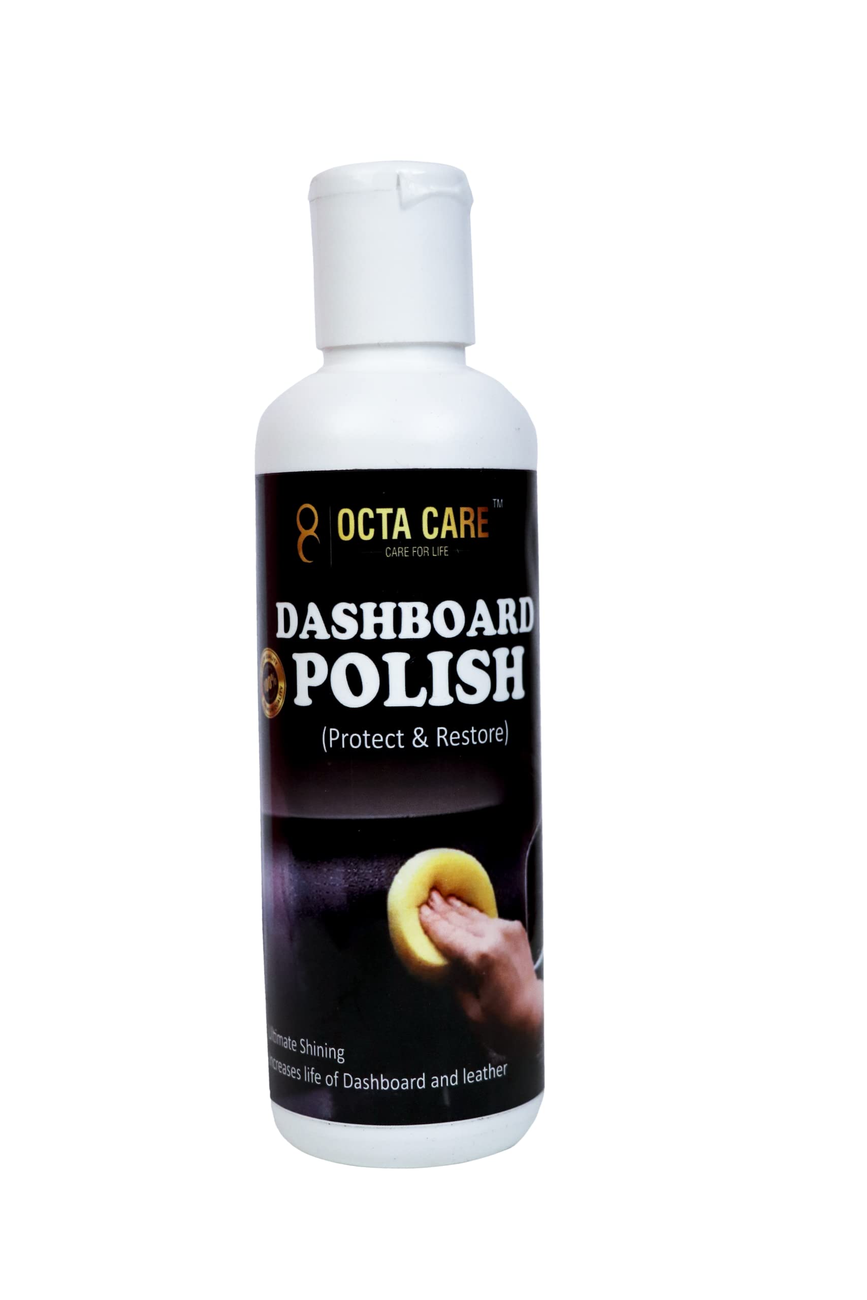Dashboard Polish 200 ml | Protects and Shines Interiors of Cars, Bike, Motorcycle | Instant Shine | Suitable for Fibre, Plastic Surfaces