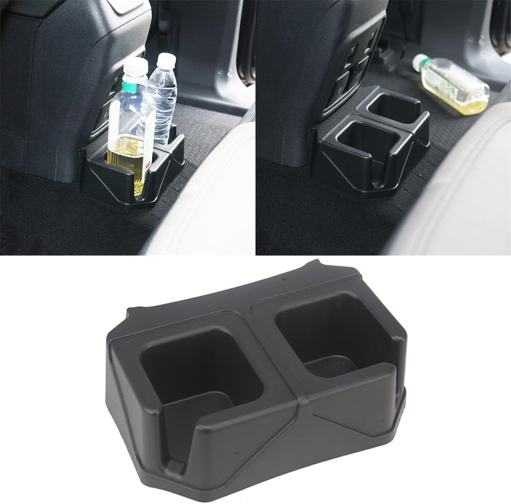 Back Seat Floor Center Console Drink Holder Storage Tray Holder for