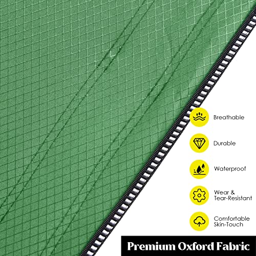 Goplus Folding Camping Cot, 882Lbs (Max Load) 28.5” Extra Wide Sleeping Cot For Adults With Carry Bag, Slanted Head, Side Pocket, Heavy Duty Portable Camping Bed For Kids, Beach, Office Snap (Greeen) #TOP7