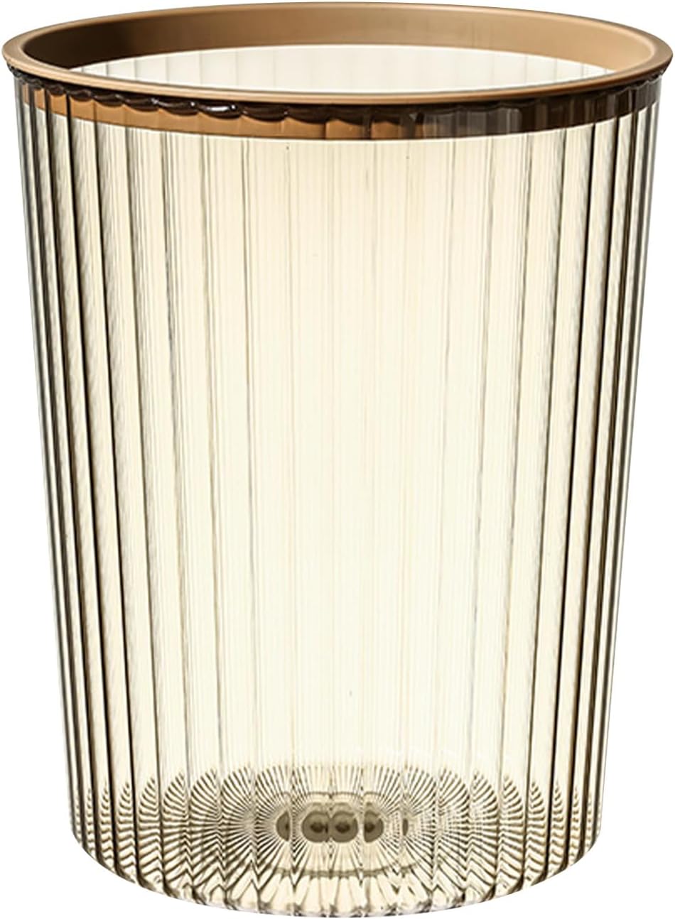 Serlium Transparent Garbage Bin with Top Ring Easy Large