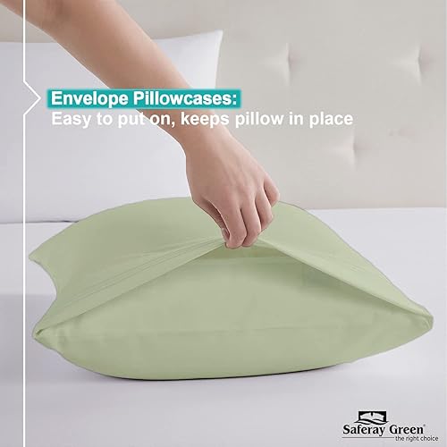 Miniatura 3 de Sábanas 100% de algodón egipcio tamaño individual XL, juego de ropa de cama de 800 hilos de 4 piezas, color plateado, tamaño individual XL, de hotel