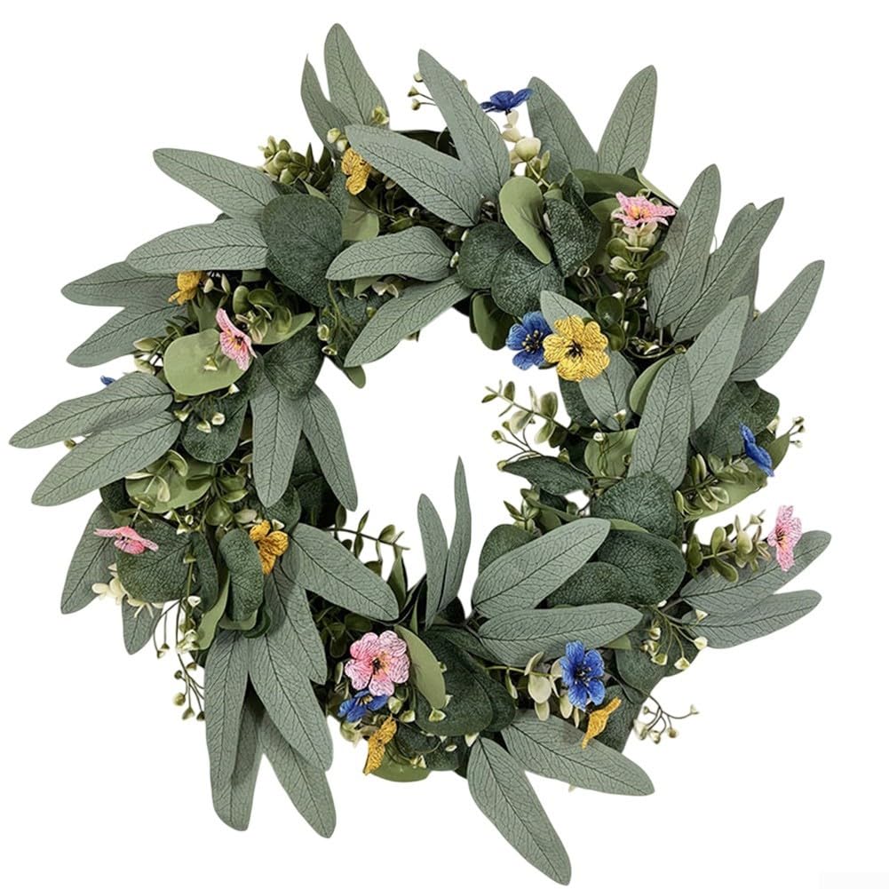 Couronne d'eucalyptus décorative idée cadeau de mariage et fête de printemps