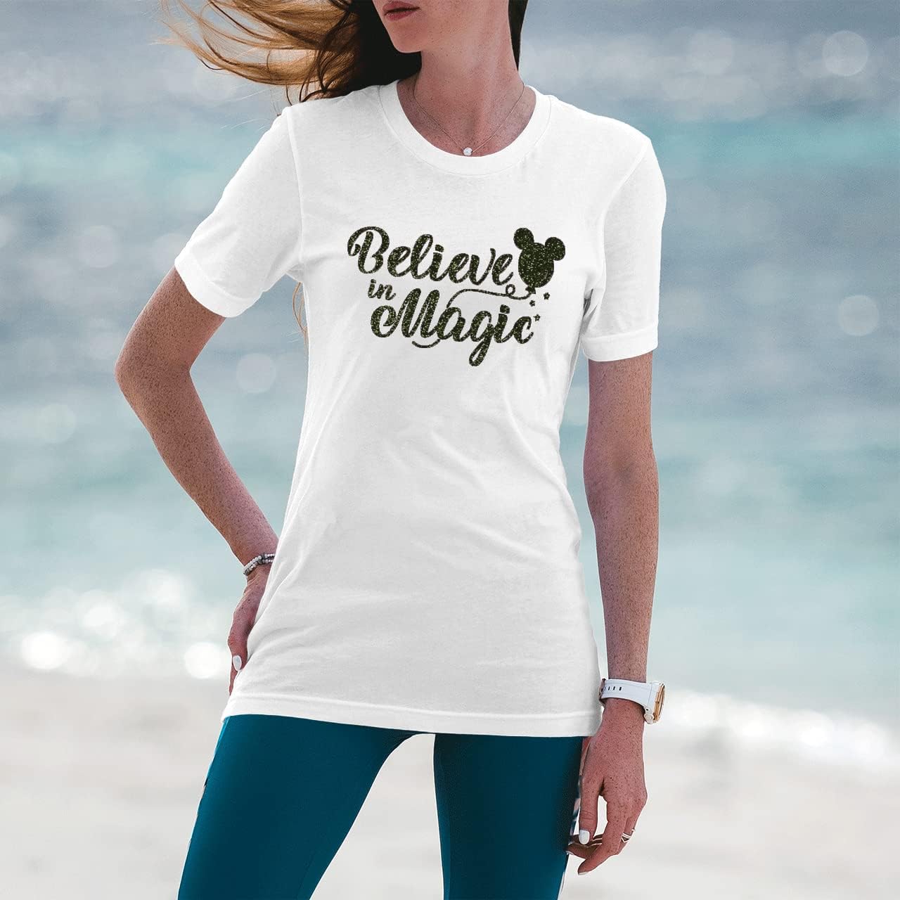 Threadart Olive Heat Transfer Vinyl Film HTV | Glitter Colors | Custom Cut Roll 20" Wide by The Yard | Compatible with Venture, Explore and Maker, Silhouette Cameo, & Large Format Cutters