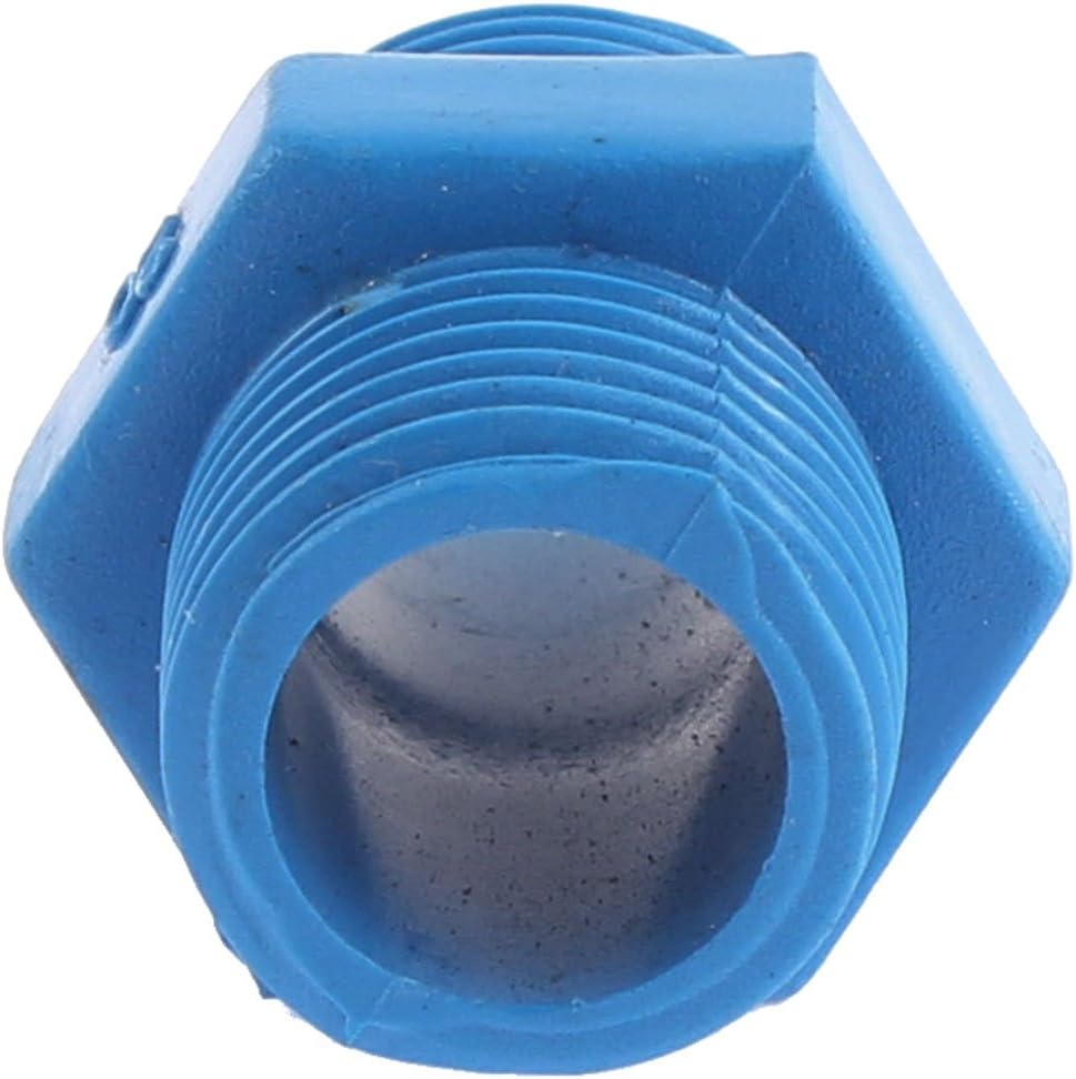 Close-up of Aexit 20mm 1/2BSP Dual Male Thread Water Pipe Hose Pipe Fitting