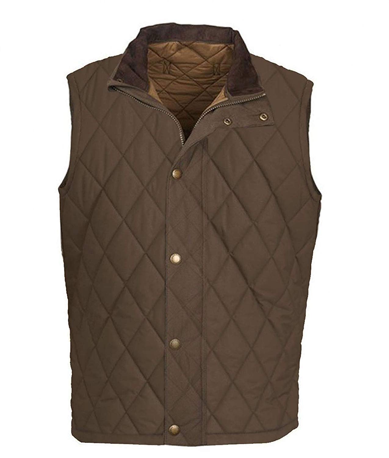 Fab MartMen's Kevin YS Costner John Dutton Series Cowboy Lightweight 100% Cotton Costume Vest Jacket
