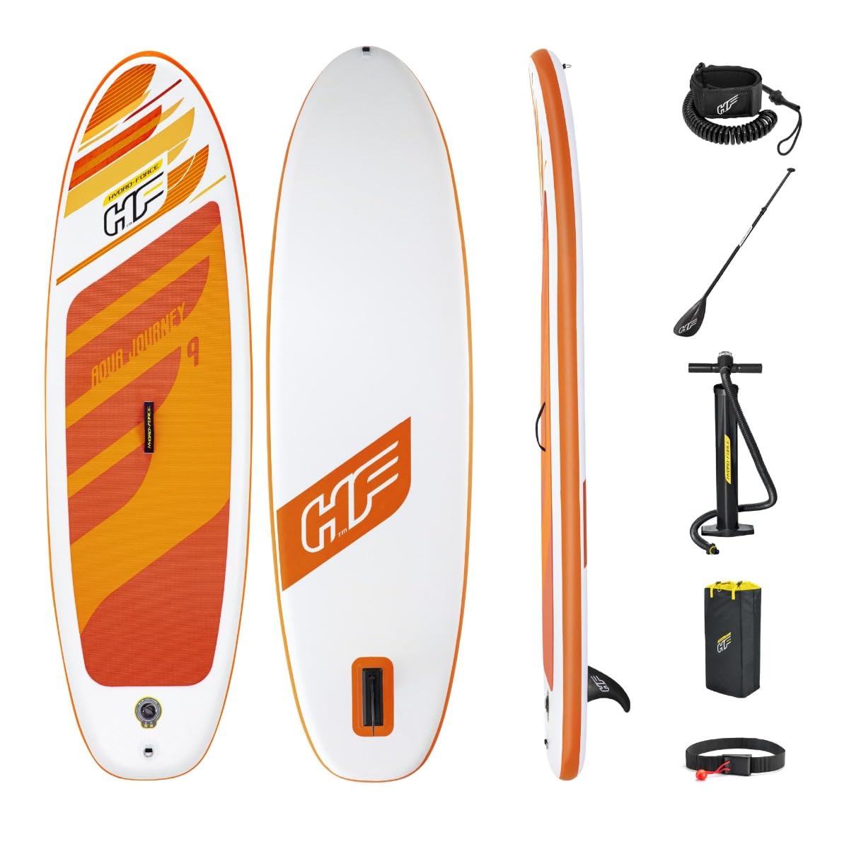 Hydro-Force Sup, Inflatable Stand Up Paddle Board, Complete Set, Multiple Styles, Sizes, 9FT, 10FT, 10’2FT
