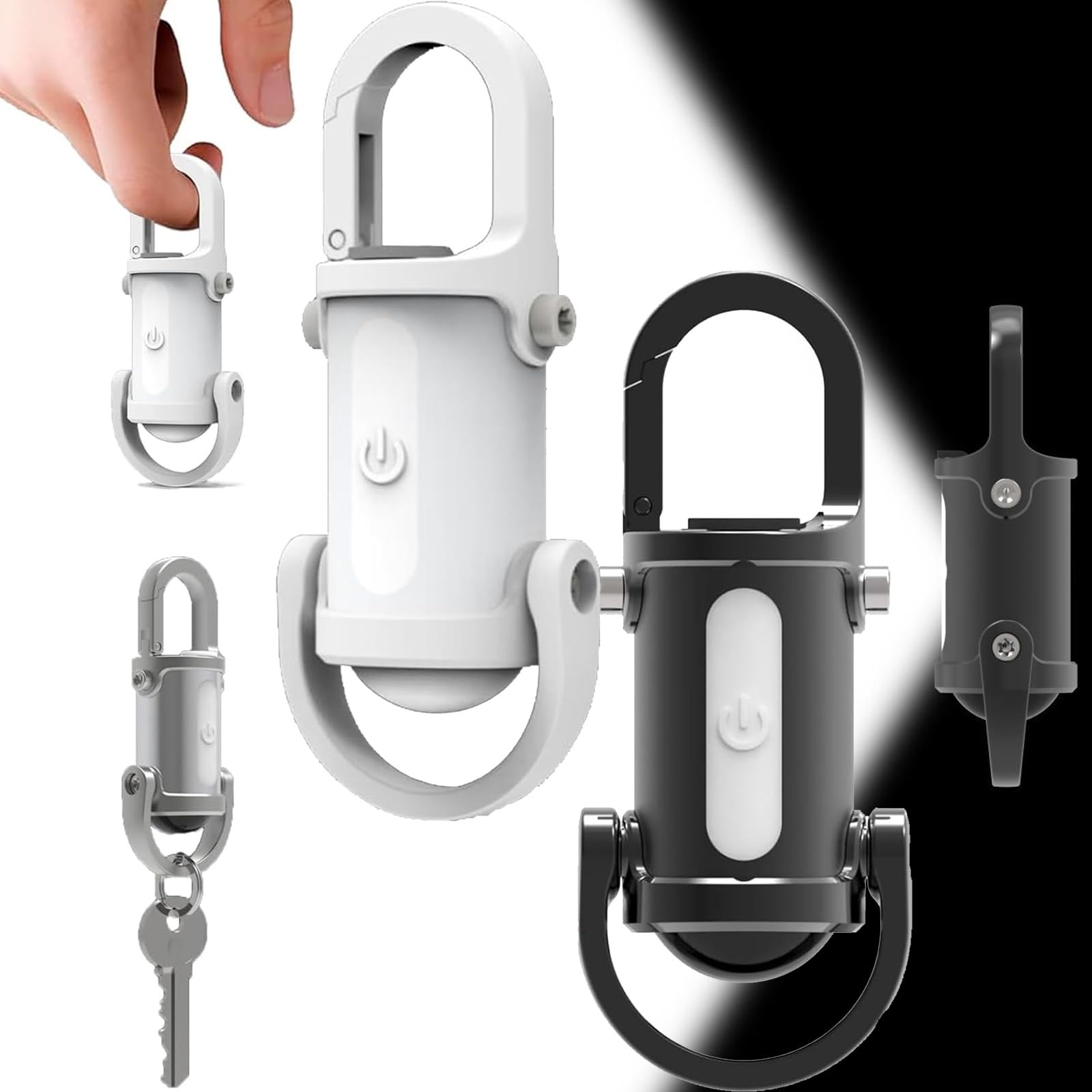 Explcior Mix 2 In 1 Flashlight And Power Bank, 1200Lm Super Bright Mini Keychain Flashlight Waterproof, 2025 Ultra Bright Lumilink Mini Torch Keychain, Chain Flashlight, 3 Levels Adjustable Brightness(Mix)