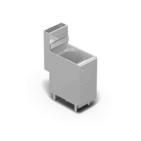 14 Gas Fryer, 122k BTU, Tube Fired, Millivolt Control, Floor Model