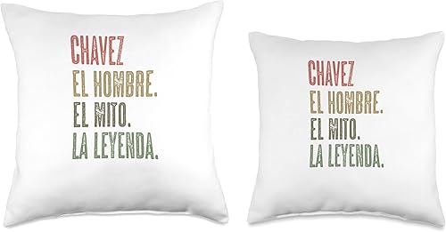 Miniatura 3 de Chavez Hombre El Mito La Leyenda  Nombre Camisa-Almohada 18x18, Multicolor