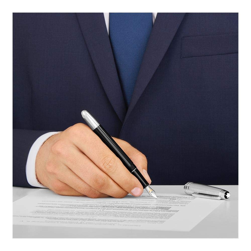 Amazon | Montblanc 118078 万年筆 ブラック 樹脂 マイスターステック