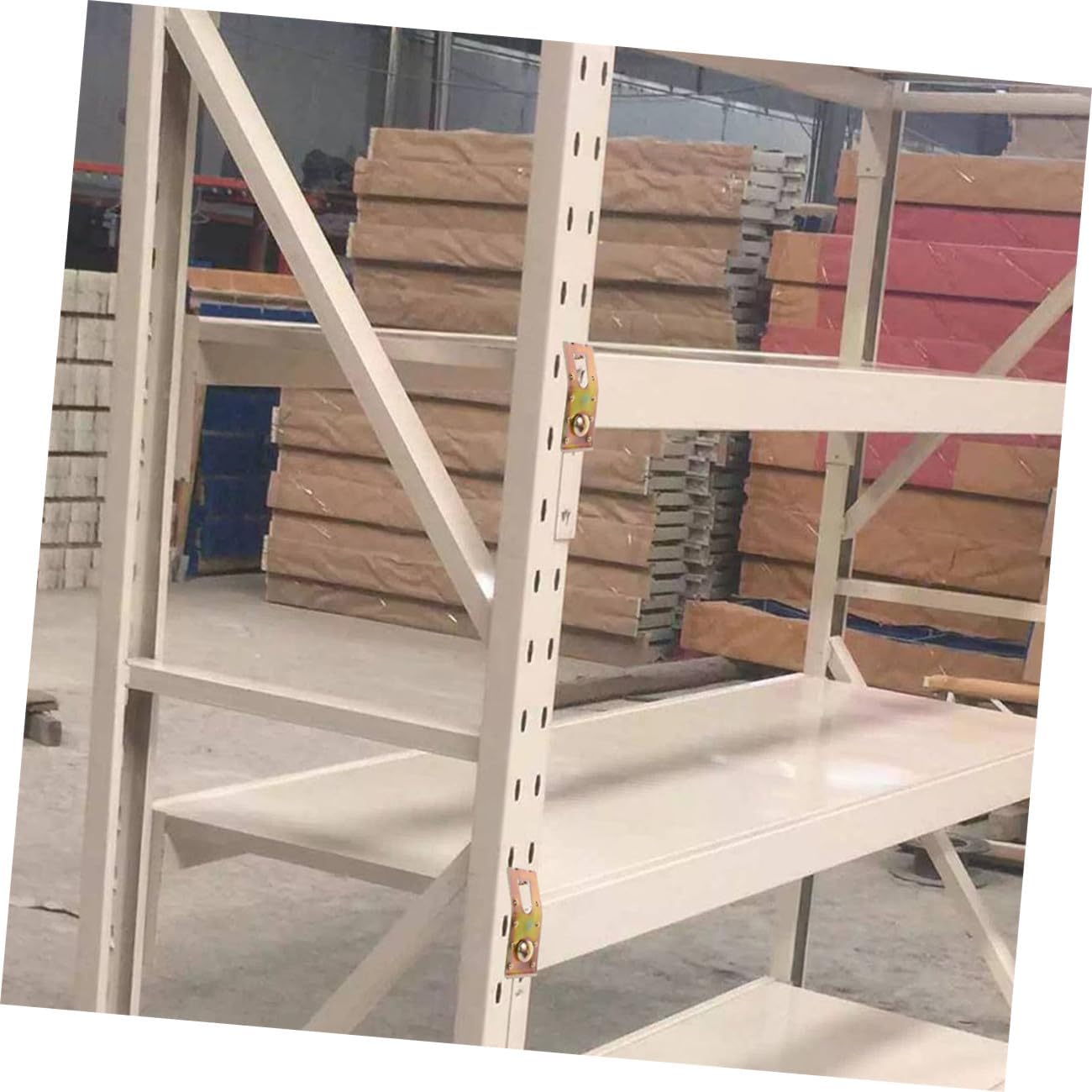 10pcs Teardrop Pallet Racking Safety Clips Beam Lockers for Enhanced Shelf Security Versatile Compatibility for Racking Systems Galvanized Wear-Resistant Connectors