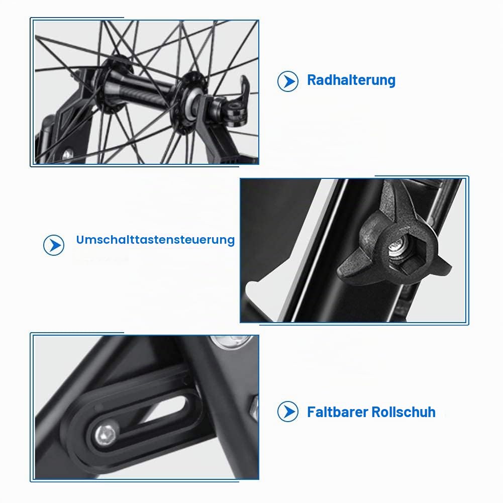 Zentrierständer Fahrrad, Fahrrad Reparaturständer Fahrradständer Faltbarer für Fahrrad 16-29 Zoll 40,6-73,6 cm
