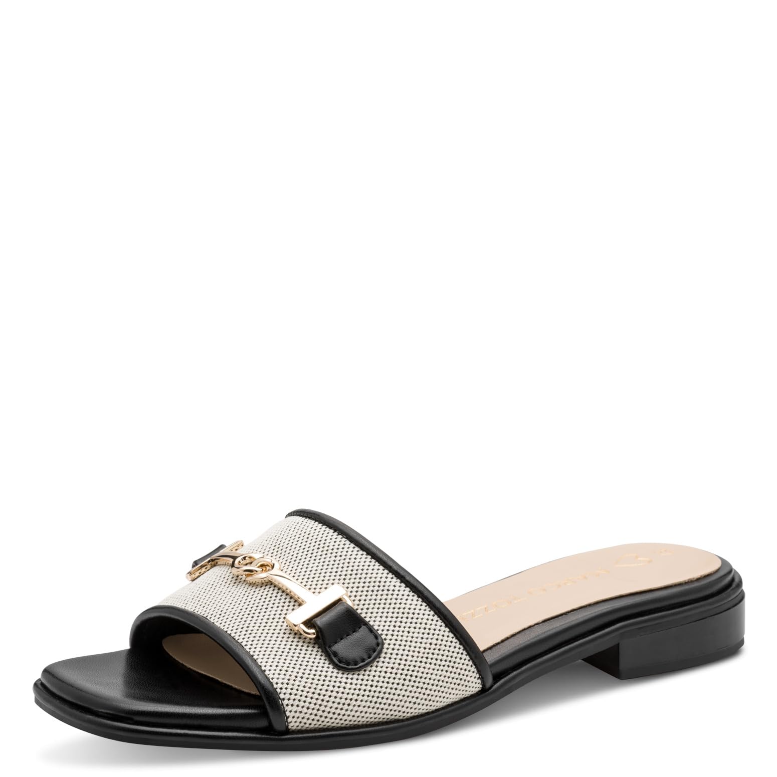 Marco Tozzi Women's Sandal Soft Feel Me Footbed Soft Lining Modern, Black (Black Comb), 5.5 UK