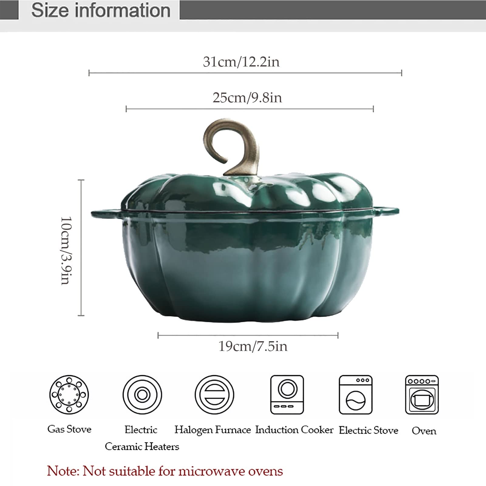3,7 L Dutch Oven Z Pokrywką Szef Kuchni żeliwny Kociołek Holenderski Podwójne Uchwyty Emalowany Nieprzywierający Holenderski Piekarnik Indukcyjny Uniwersalny(Orange)