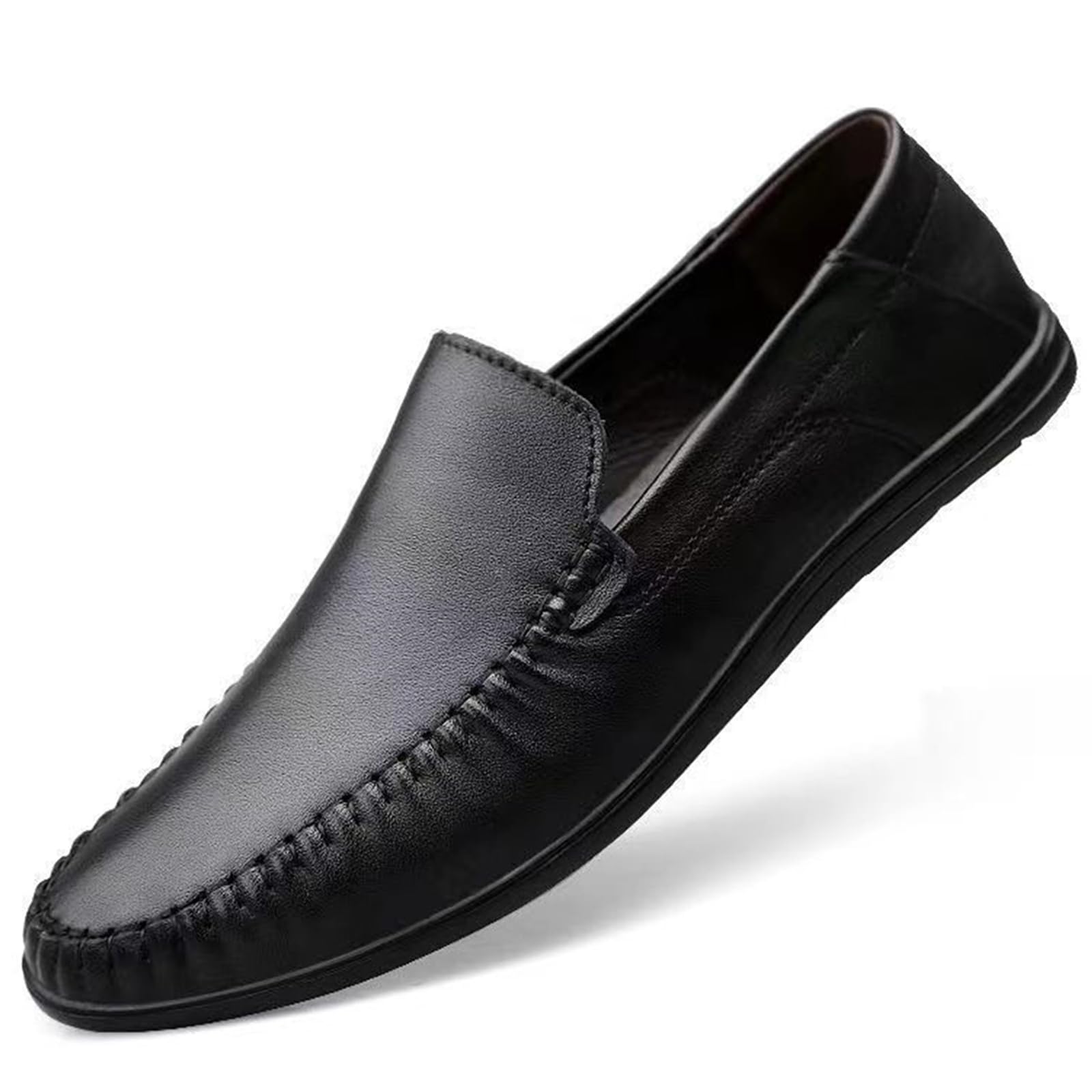 Mocassini da Uomo in Pelle Senza Lacci | Eleganti, tempo, Vintage, Oxford, ufficio, feste, nozze, formali, passeggio