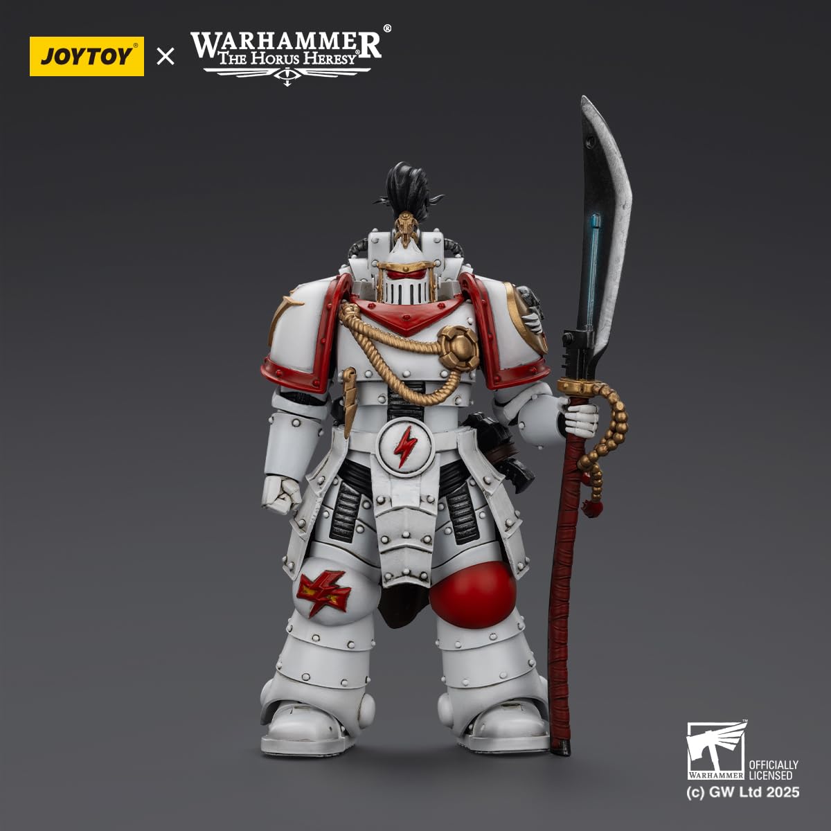 TOYVERSE JOYTOY 1/18 Figura de acción Warhammer The Horus Heresy, White Scars Legion Praetor, articulación móvil, Modelo de Personaje, 12,3 cm, 15 años y Mayores
