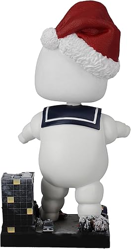 Miniatura 3 de Royal Bobbles Cazafantasmas de Navidad Stay Puft Bobblehead figura realista de polirresina premium número de serie único detalle exquisito