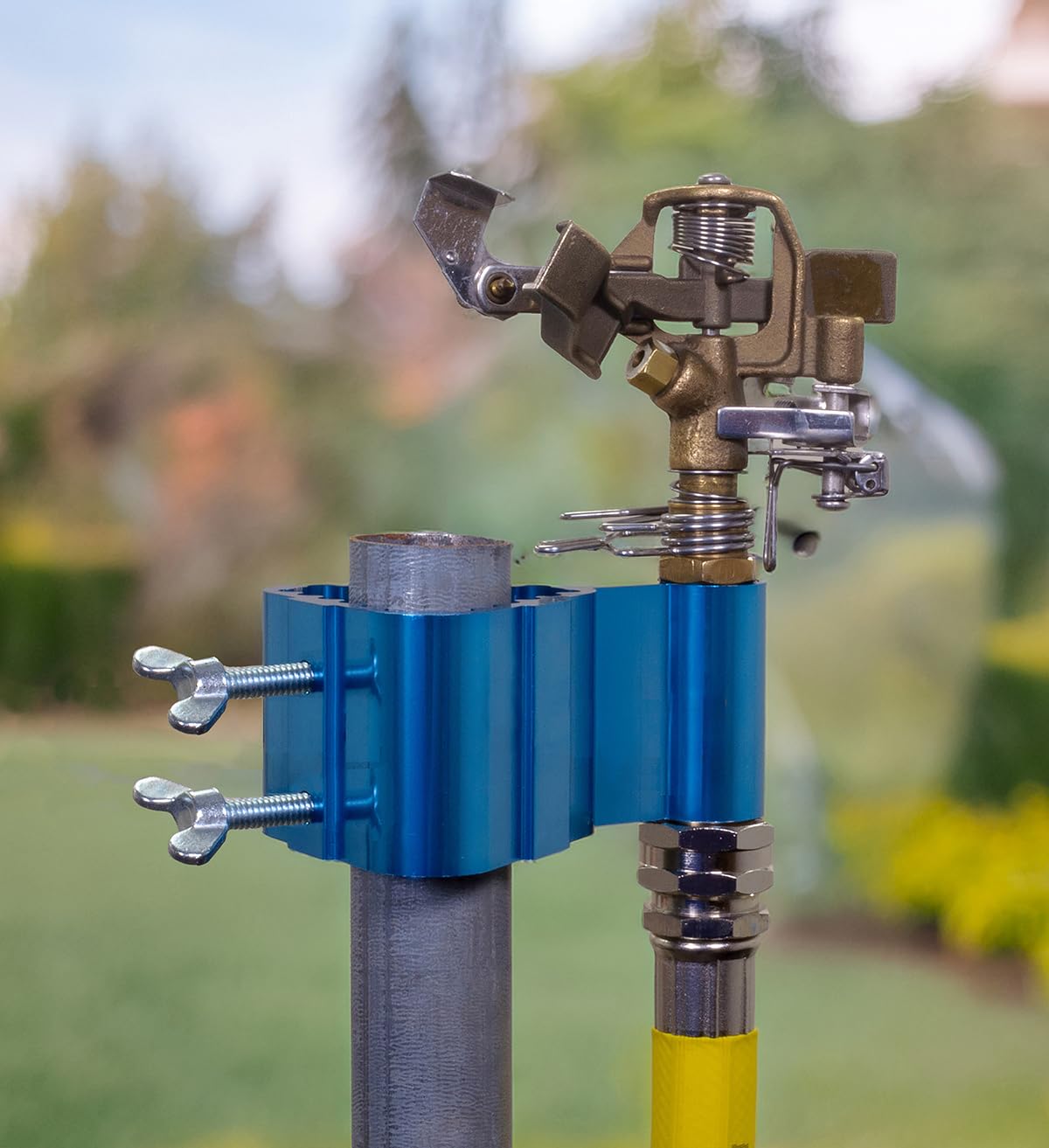 Dramm Tripod Sprinkler Impulse Head Blue - Image 5