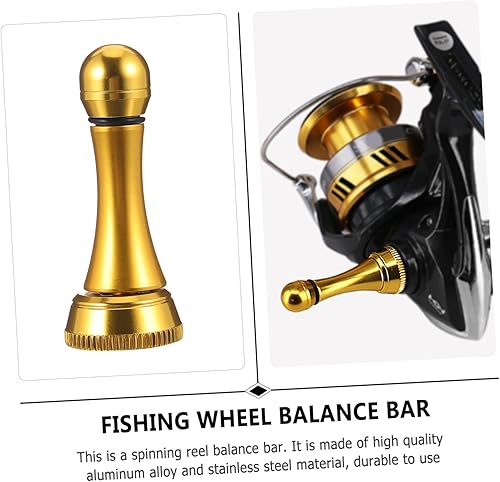 Miniatura 4 de SUPVOX Barra anticolisión, mango de carrete de pesca, perilla de pesca, mango de carrete de baitcast, carrete de pesca, equilibrador, barra