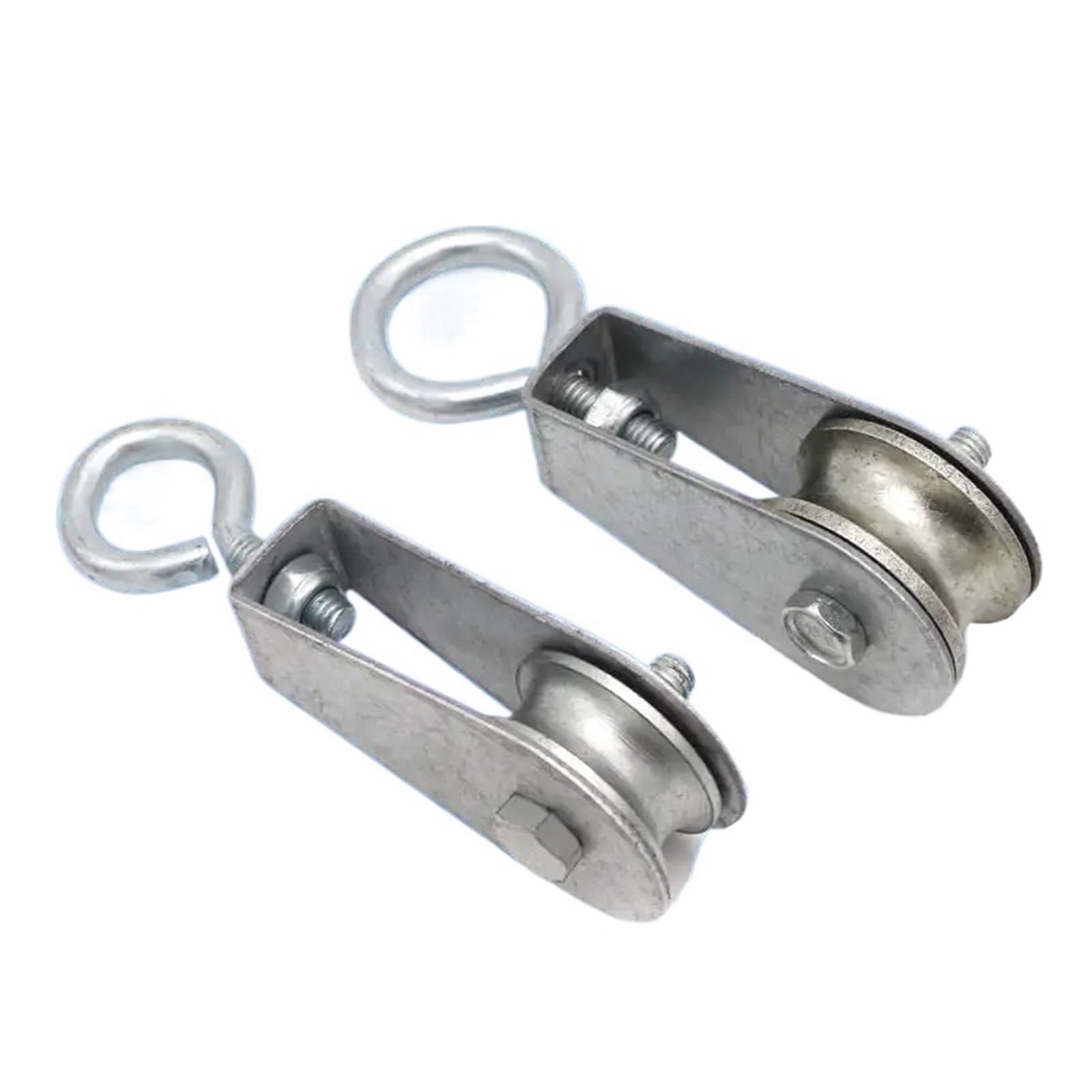 Carrucola in acciaio inox, 7,6 cm, girevole, per fitness, capacità di carico 100 kg, ideale per sollevamento pesi e allenamenti in palestra, design resistente